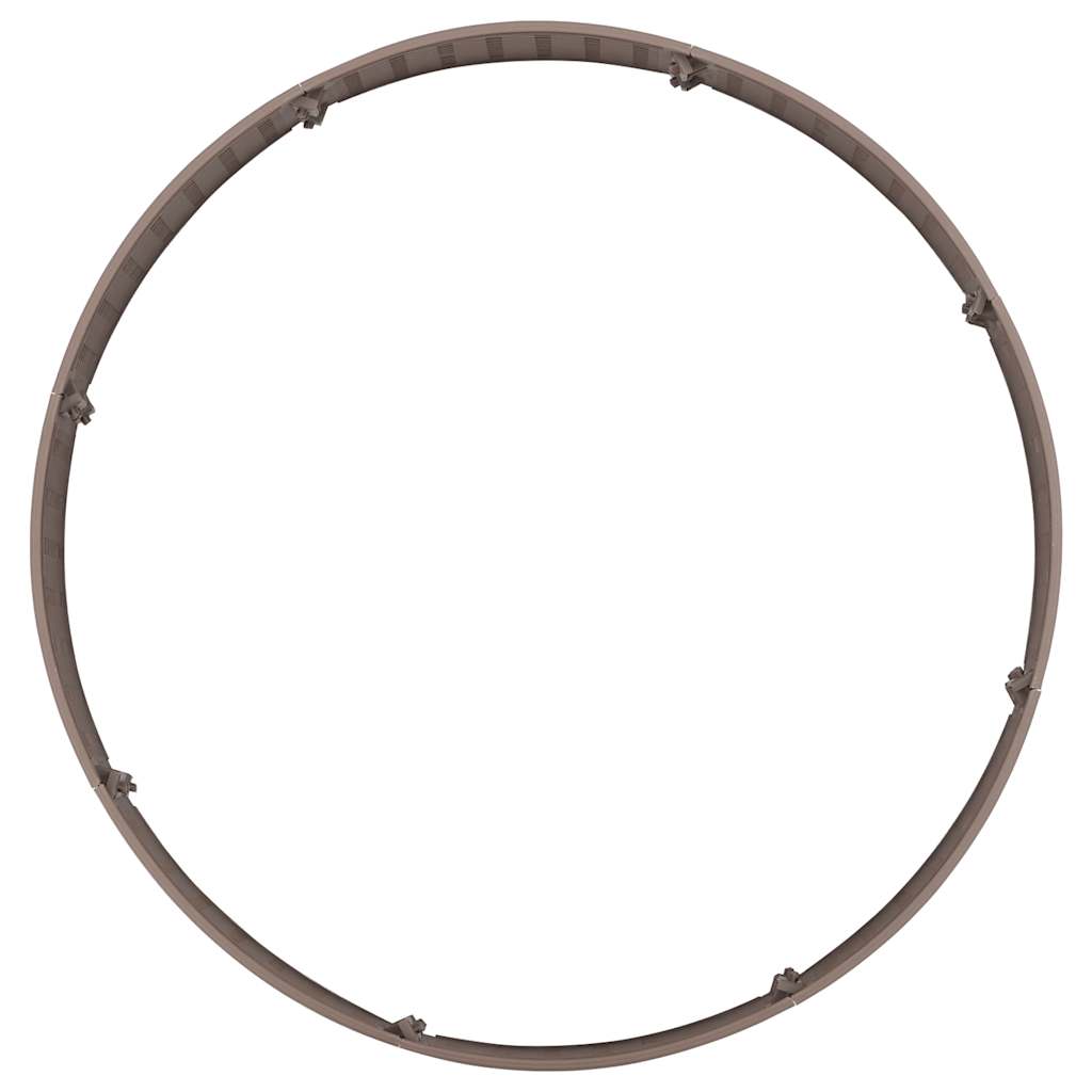 Φούστα Χριστουγεννιάτικου Δέντρου Καφέ Ø65x23 cm Πλαστικό