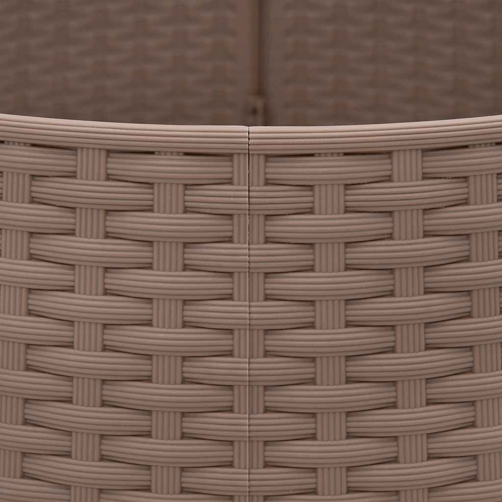 Φούστα Χριστουγεννιάτικου Δέντρου Καφέ Ø65x23 cm Πλαστικό