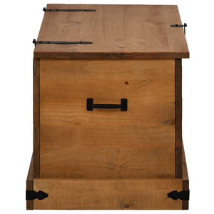 Σεντούκι αποθήκευσης HALDEN 91x48x47 cm Ξύλο μασίφ πεύκο