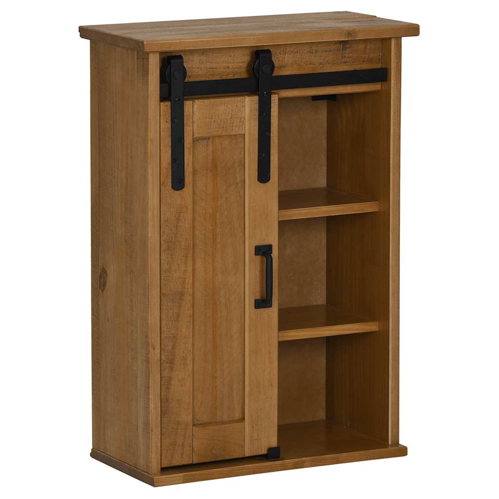 κρεμαστό ντουλάπι HALDEN με συρόμενη πόρτα 49x22,5x70 cm Πεύκο