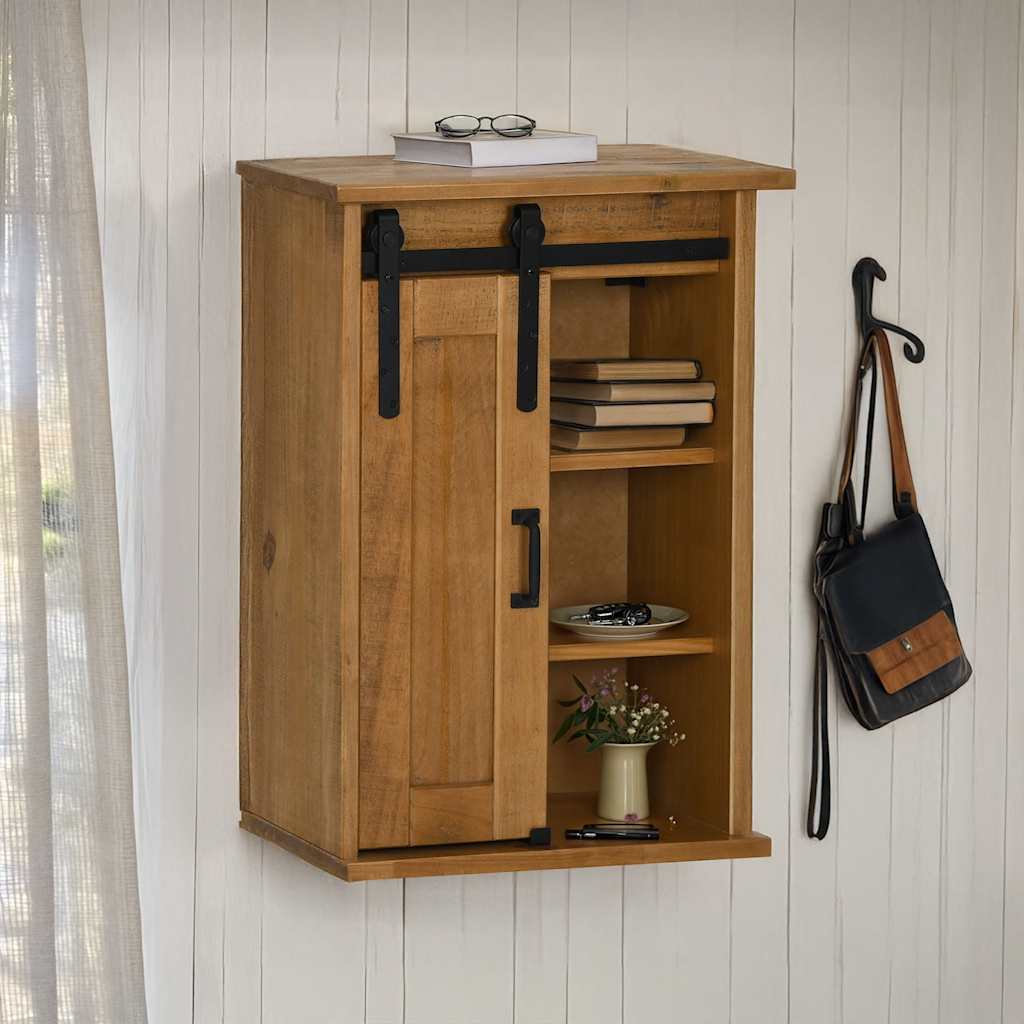 κρεμαστό ντουλάπι HALDEN με συρόμενη πόρτα 49x22,5x70 cm Πεύκο