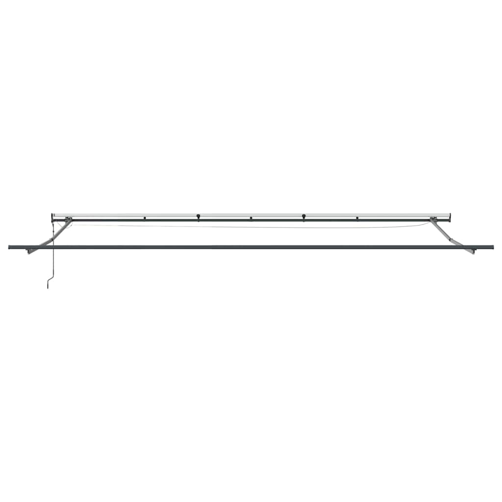 Τέντα Πτυσσόμενη Αυτόματη με LED Μπορντό 600x300 εκ. - Pakobazaar