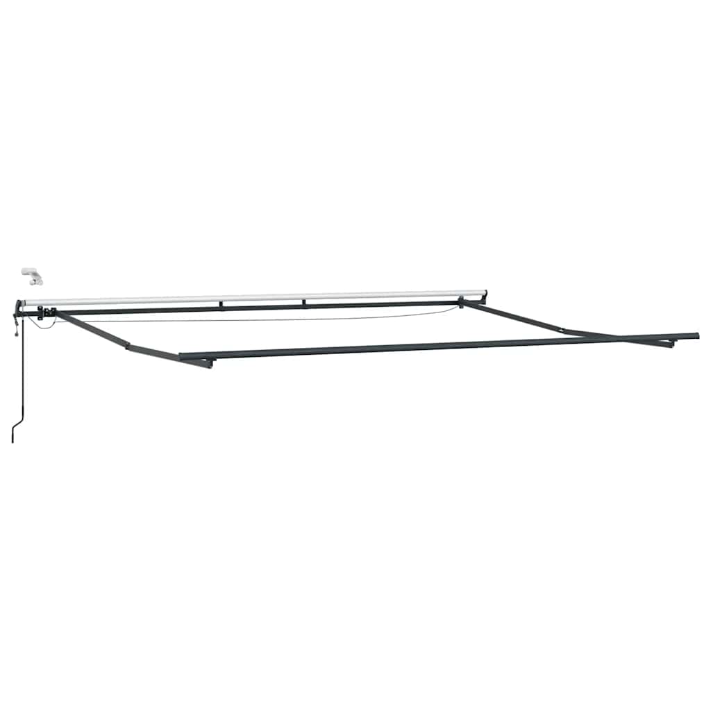 Τέντα Πτυσσόμενη Αυτόματη με LED Καφέ 450x300 εκ. - Pakobazaar