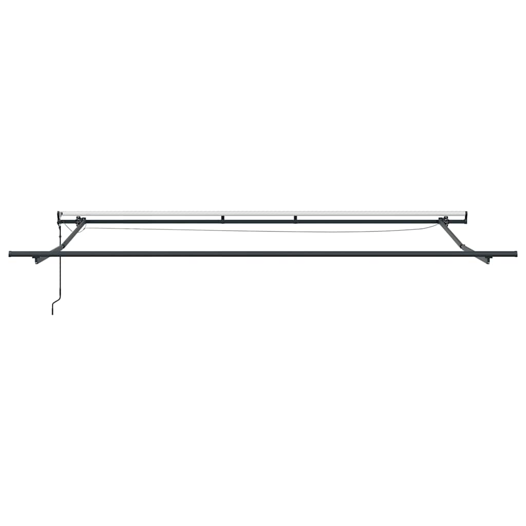 Τέντα Πτυσσόμενη Αυτόματη με LED Καφέ 450x300 εκ. - Pakobazaar
