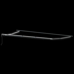 Τέντα Πτυσσόμενη Αυτόματη με LED Καφέ 600x300 εκ. - Pakobazaar