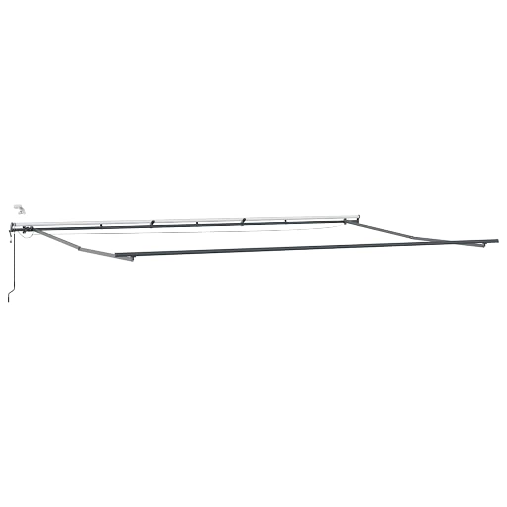 Τέντα Πτυσσόμενη Αυτόματη με LED Καφέ 600x300 εκ. - Pakobazaar