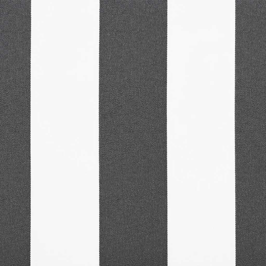 Τέντα Πτυσσόμενη Αυτόματη Ανθρακί / Λευκή 600x300 εκ.