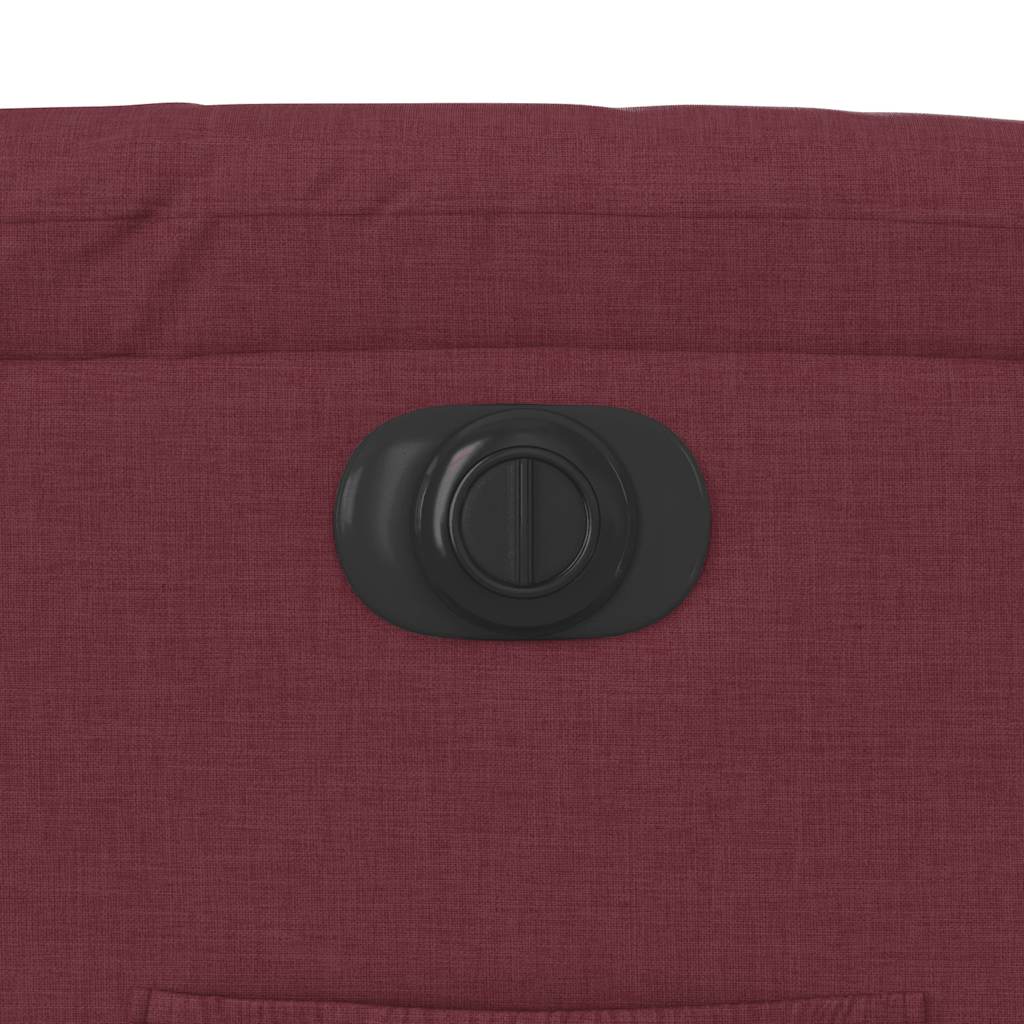 Πολυθρόνα Ανακλινόμενη Ηλεκτρική Μπορντό Υφασμάτινη