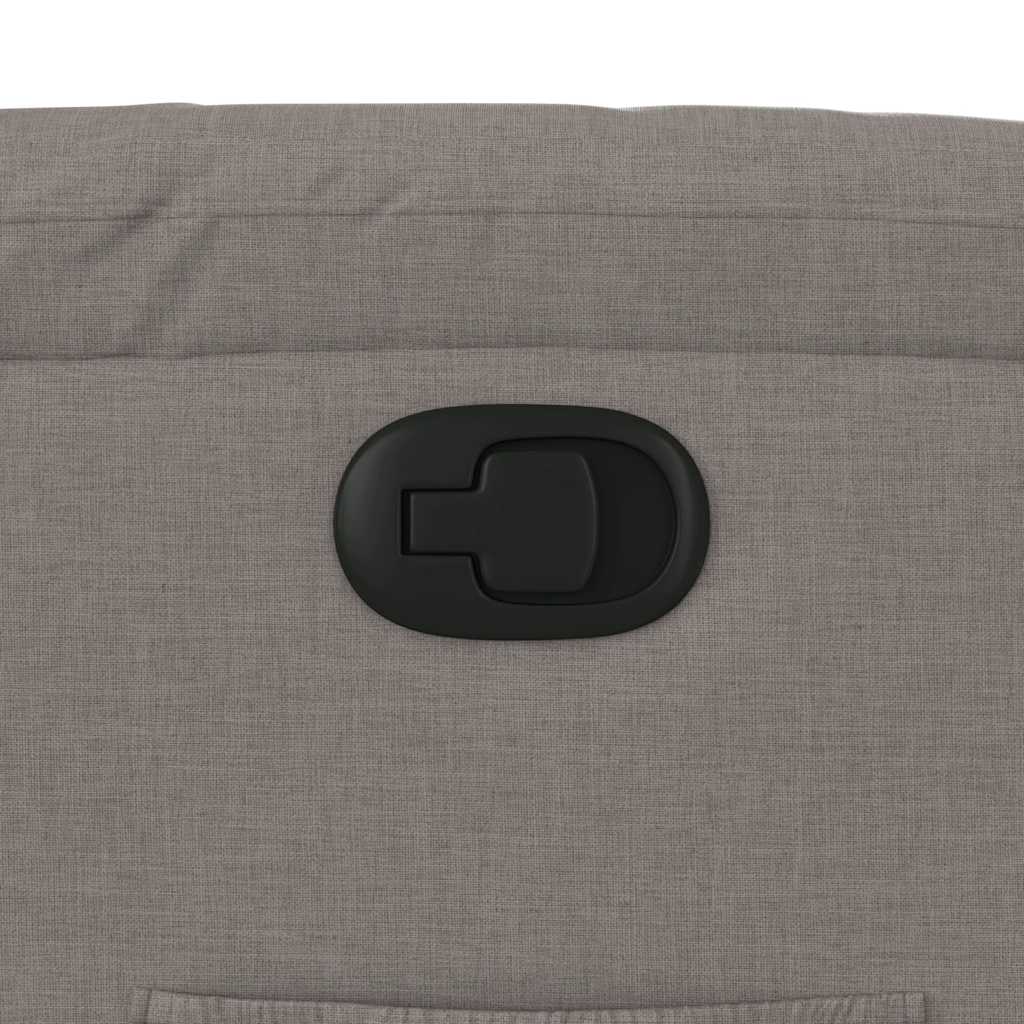 Πολυθρόνα Ανακλινόμενη με Ανύψωση Χρώμα Taupe Υφασμάτινη - Pakobazaar