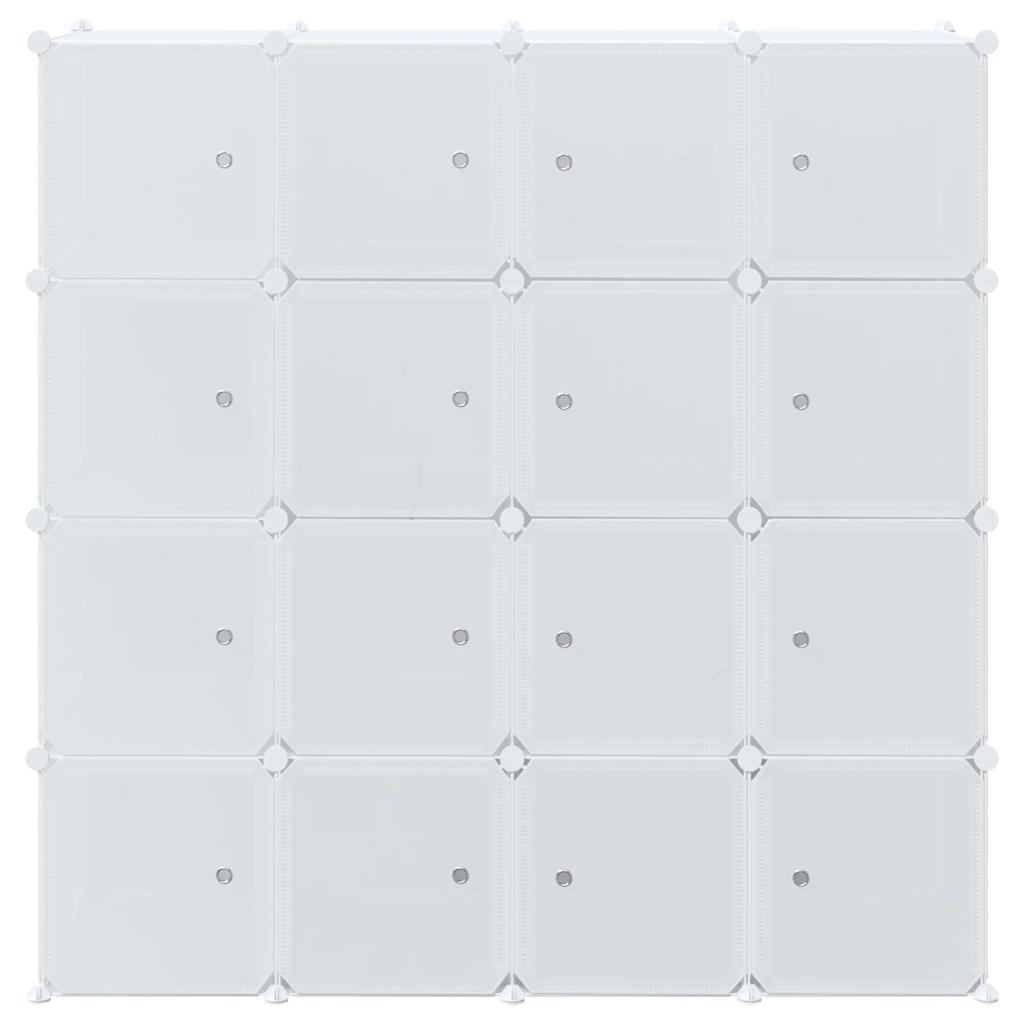 Οργανωτής κύβων αποθήκευσης με 16 κύβους ράβδους ανάρτησης PP - Pakobazaar