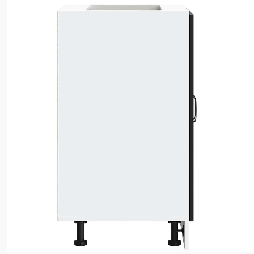 Ντουλάπι βάσης νεροχύτη Kalmar Μαύρο 60x46x81,5 εκ. Επεξ. Ξύλο - Pakobazaar