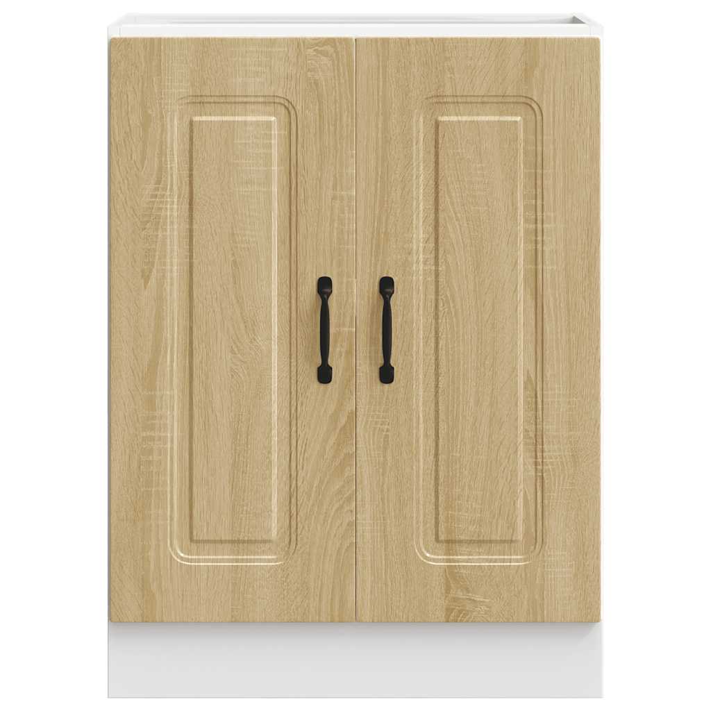 Ντουλάπι βάσης νεροχύτη Kalmar Sonoma Δρυς 60x46x81,5 εκ. - Pakobazaar