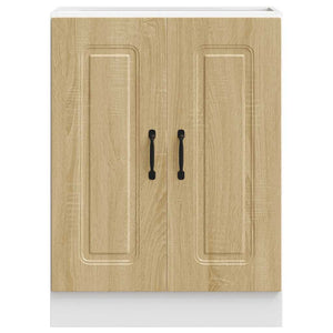 Ντουλάπι βάσης νεροχύτη Kalmar Sonoma Δρυς 60x46x81,5 εκ. - Pakobazaar