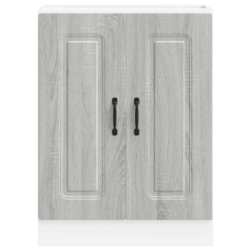 Ντουλάπι βάσης νεροχύτη Kalmar Γκρι Sonoma 60x46x81,5 εκ.