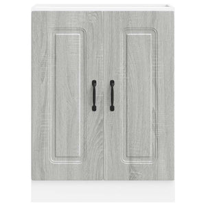 Ντουλάπι βάσης νεροχύτη Kalmar Γκρι Sonoma 60x46x81,5 εκ.