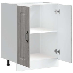 Ντουλάπι βάσης νεροχύτη Kalmar Γκρι Sonoma 60x46x81,5 εκ.