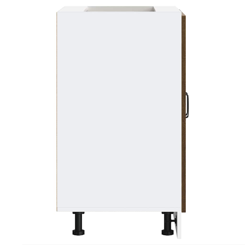 Ντουλάπι βάσης νεροχύτη Kalmar Καφέ δρυς 60x46x81,5 εκ.