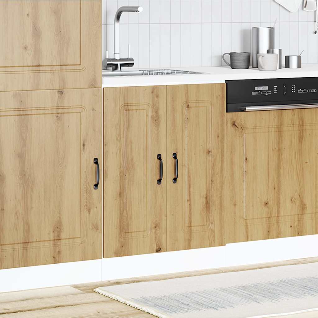Ντουλάπι βάσης νεροχύτη Kalmar Αρτισιανή Δρυς 60x46x81,5 εκ.