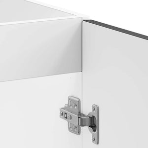 Ντουλάπι βάσης νεροχύτη Kalmar Μαύρο 80x46x81,5 εκ. Επεξ. Ξύλο - Pakobazaar