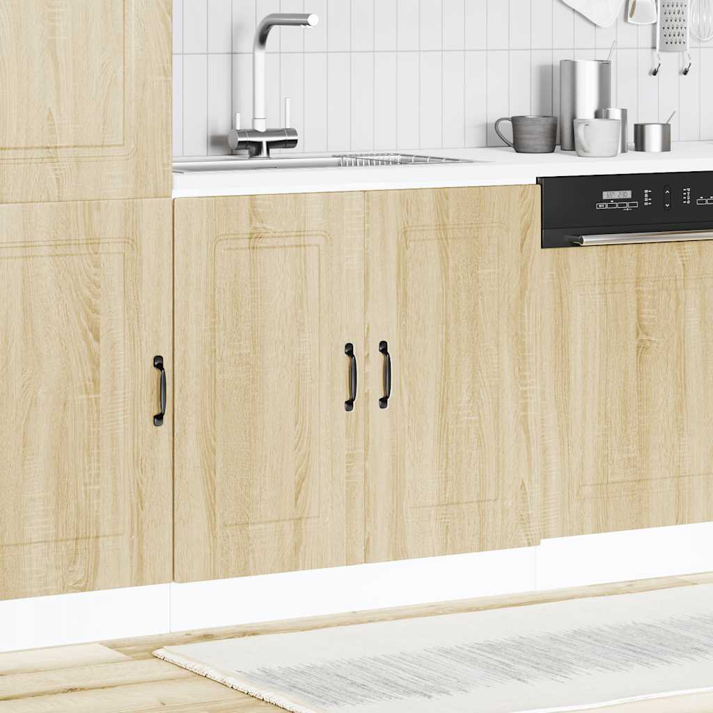 Ντουλάπι βάσης νεροχύτη Kalmar Sonoma Δρυς 80x46x81,5 εκ. - Pakobazaar