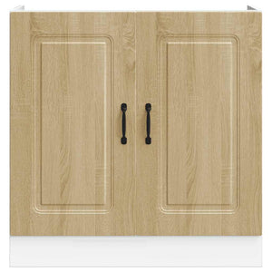 Ντουλάπι βάσης νεροχύτη Kalmar Sonoma Δρυς 80x46x81,5 εκ. - Pakobazaar