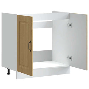 Ντουλάπι βάσης νεροχύτη Kalmar Sonoma Δρυς 80x46x81,5 εκ. - Pakobazaar