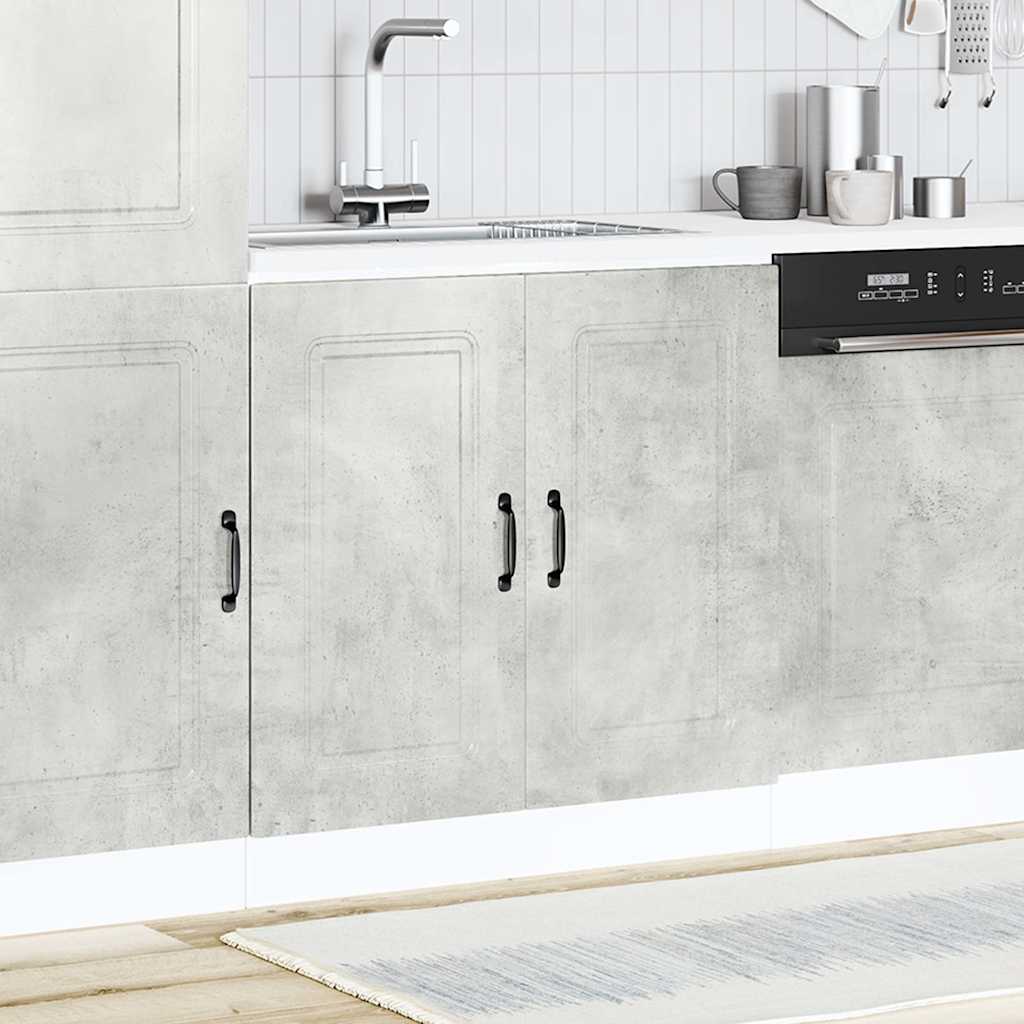 Ντουλάπι βάσης νεροχύτη Kalmar Γκρι Sonoma 80x46x81,5 εκ. - Pakobazaar