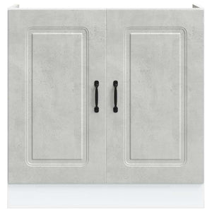 Ντουλάπι βάσης νεροχύτη Kalmar Γκρι Sonoma 80x46x81,5 εκ. - Pakobazaar