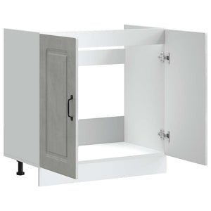 Ντουλάπι βάσης νεροχύτη Kalmar Γκρι Sonoma 80x46x81,5 εκ. - Pakobazaar