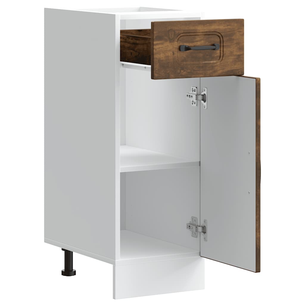 ντουλάπι βάσης κουζίνας Kalmar Καπνιστή δρυς Επεξεργασμένο Ξύλο