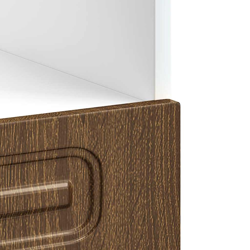 ντουλάπι φούρνου  "Kalmar" Καφέ δρυς καπλαμά Ξύλο