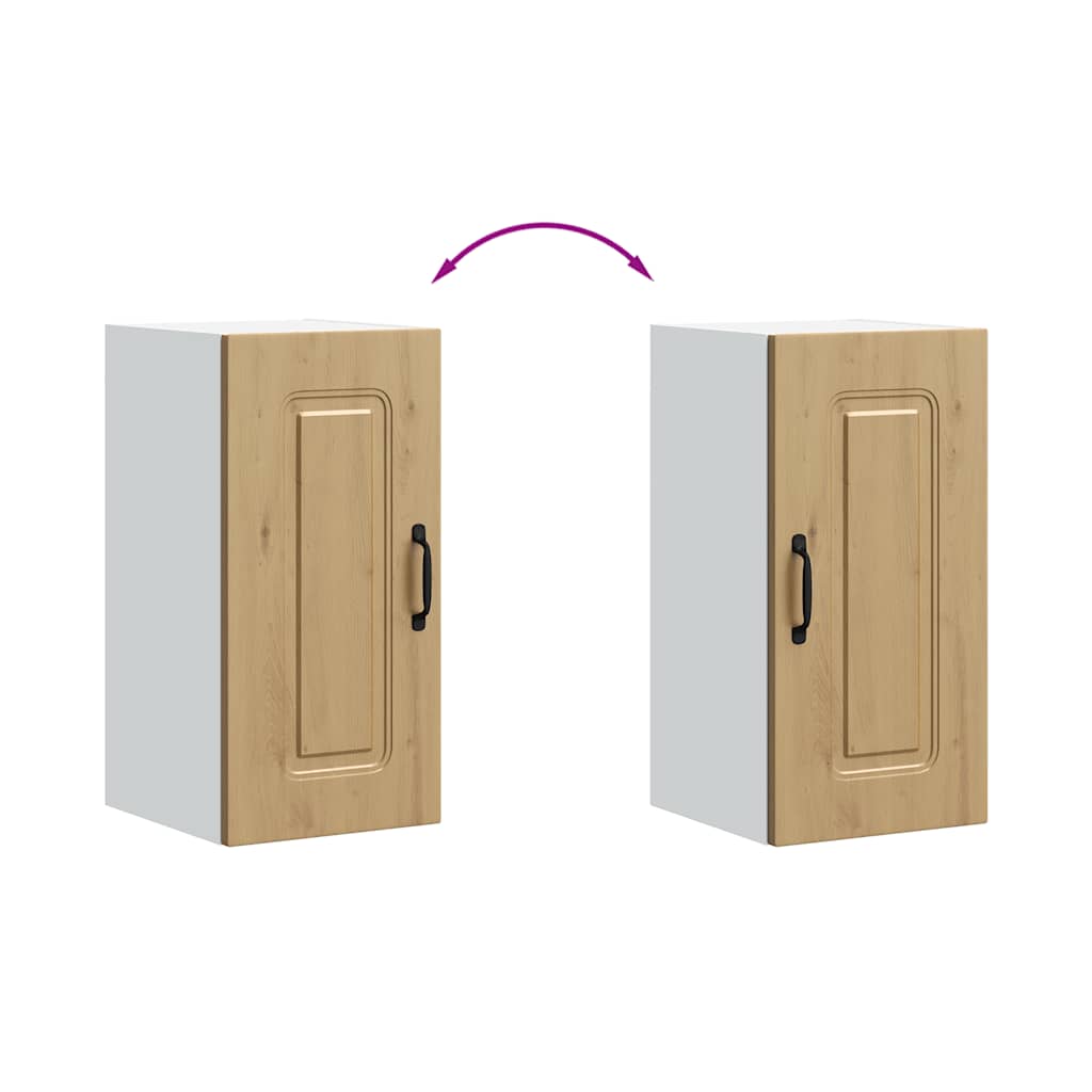 ντουλάπι τοίχου κουζίνας "Kalmar" Artisan Oak Engineered Wood