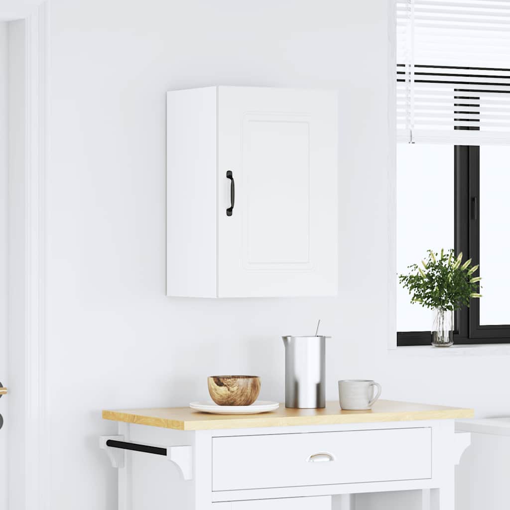ντουλάπι τοίχου κουζίνας "Kalmar" Λευκό κατασκευασμένο ξύλο - Pakobazaar