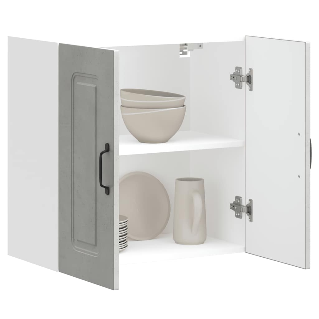 ντουλάπι τοίχου κουζίνας "Kalmar" Σκυρόδεμα γκρι - Pakobazaar