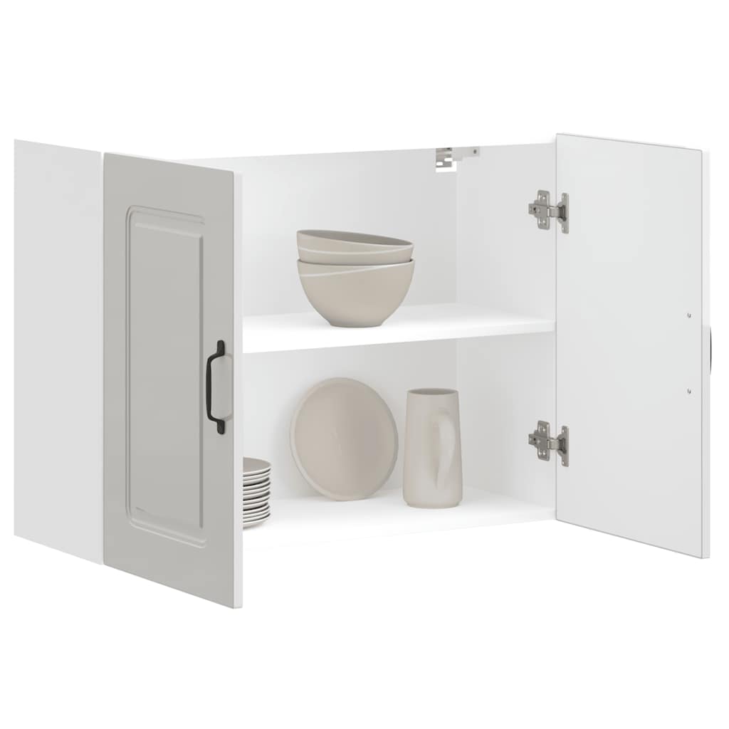 ντουλάπι τοίχου κουζίνας "Kalmar" Υψηλή στιλπνότητα λευκό - Pakobazaar