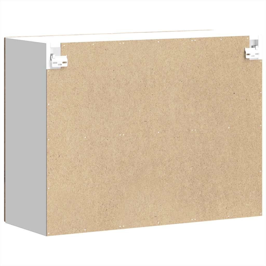 Ντουλάπι τοίχου κουζίνας με γυάλινη πόρτα "Kalmar" Παλιό ξύλο - Pakobazaar