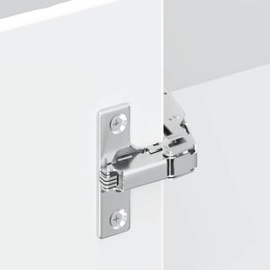 Γωνιακό ντουλάπι τοίχου κουζίνας "Kalmar" High Gloss White