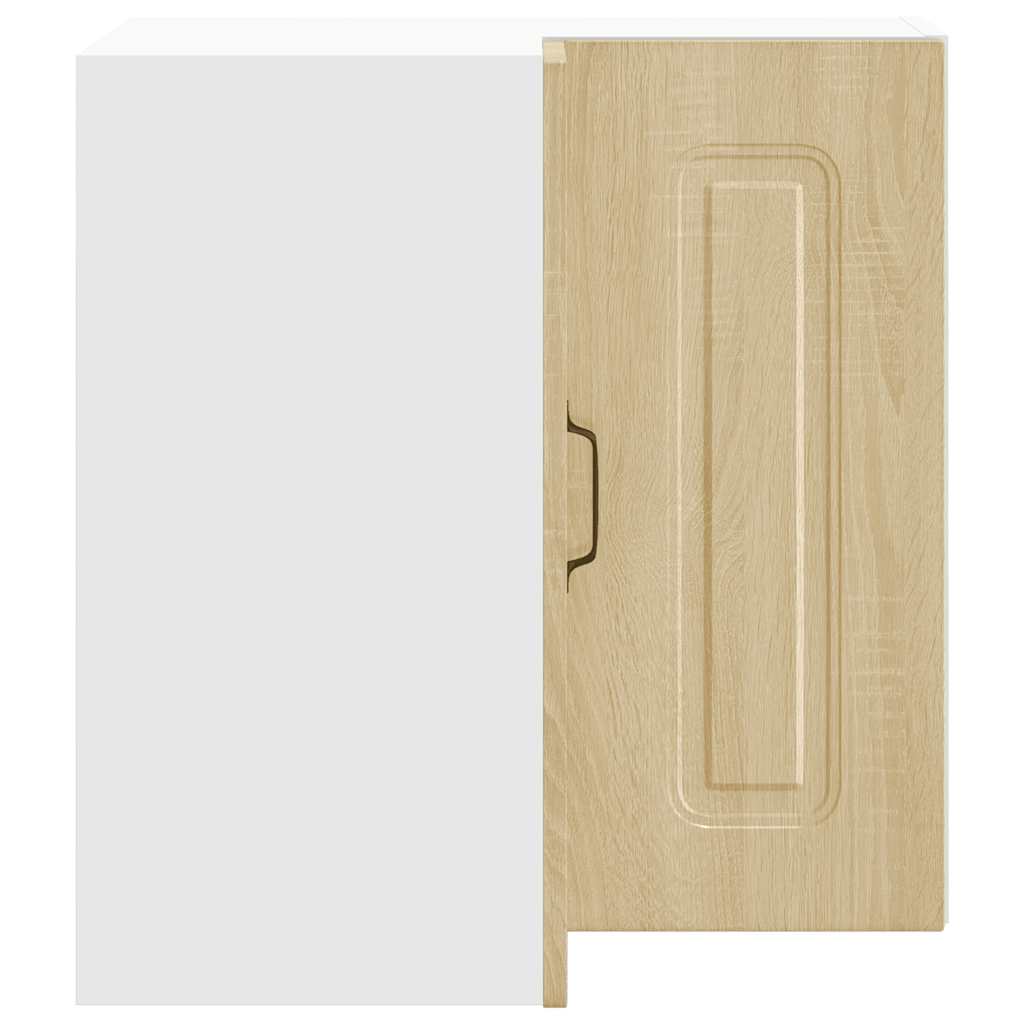 Γωνιακό ντουλάπι κουζίνας "Kalmar" Sonoma Oak Engineered Wood - Pakobazaar