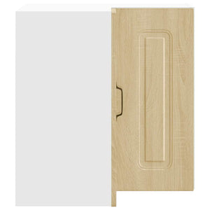 Γωνιακό ντουλάπι κουζίνας "Kalmar" Sonoma Oak Engineered Wood - Pakobazaar
