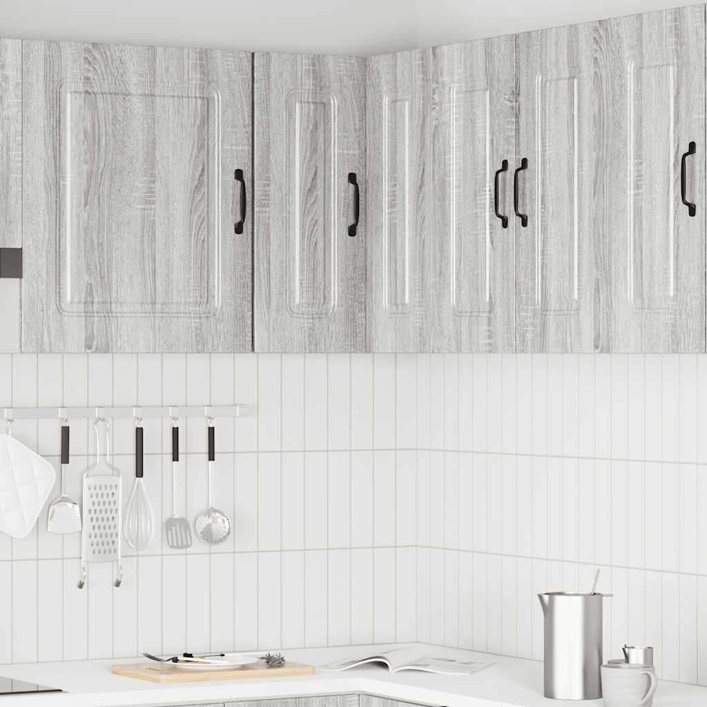 Γωνιακό ντουλάπι κουζίνας τοίχου "Kalmar" Γκρι Sonoma