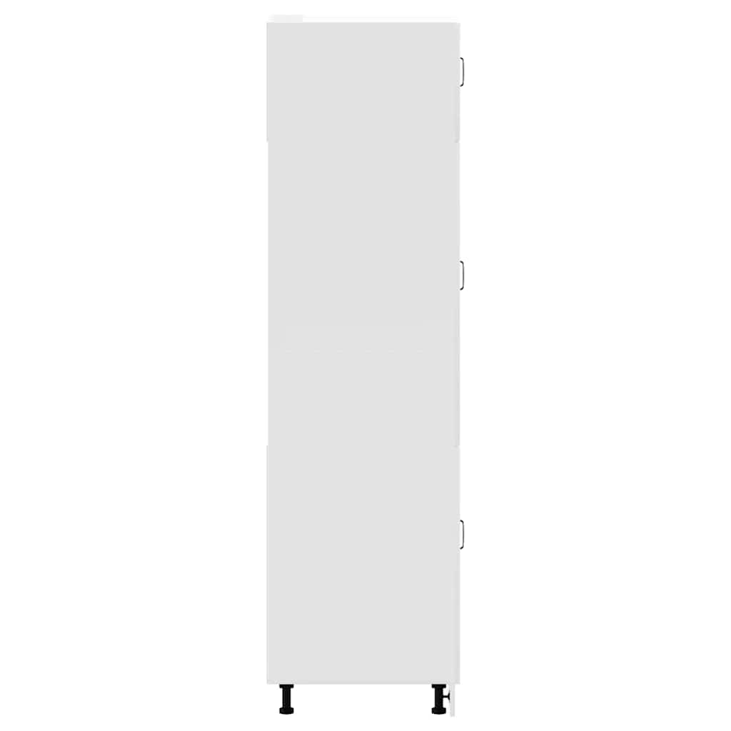 Ντουλάπι κουζίνας "Kalmar" Λευκό μηχανουργημένο ξύλο - Pakobazaar