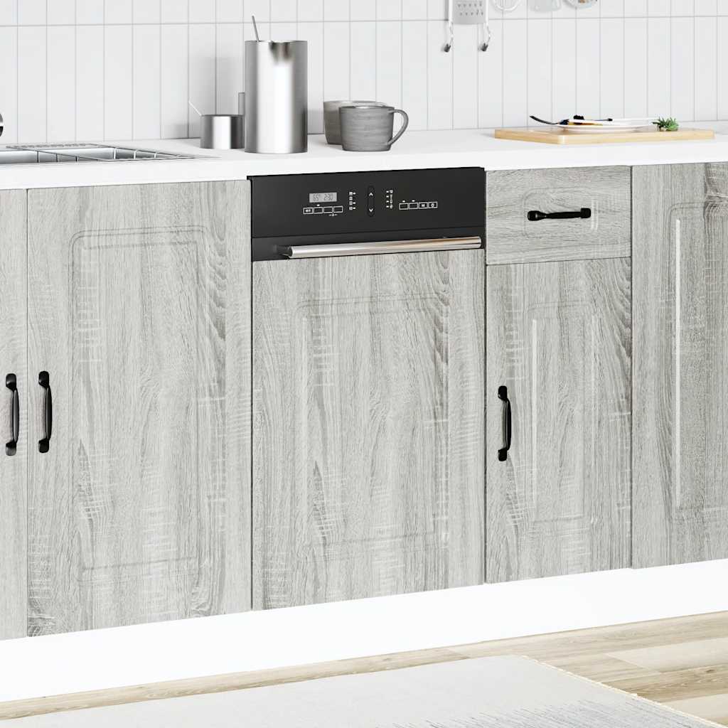 Πίνακας πλυντηρίου πιάτων Kalmar Γκρι Sonoma 45x1,5x57 εκ.
