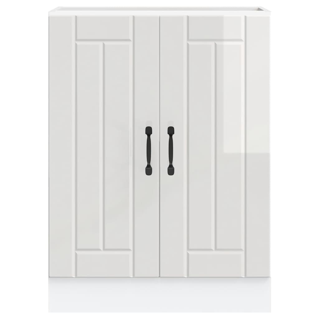 Ντουλάπι βάσης νεροχύτη "Lucca" High Gloss White