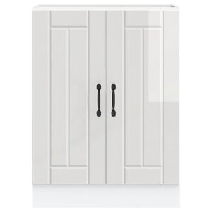 Ντουλάπι βάσης νεροχύτη "Lucca" High Gloss White