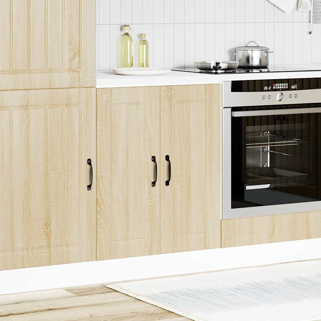 Ντουλάπι βάσης νεροχύτη "Lucca" Sonoma Oak Engineered Wood