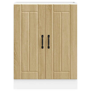 Ντουλάπι βάσης νεροχύτη "Lucca" Sonoma Oak Engineered Wood