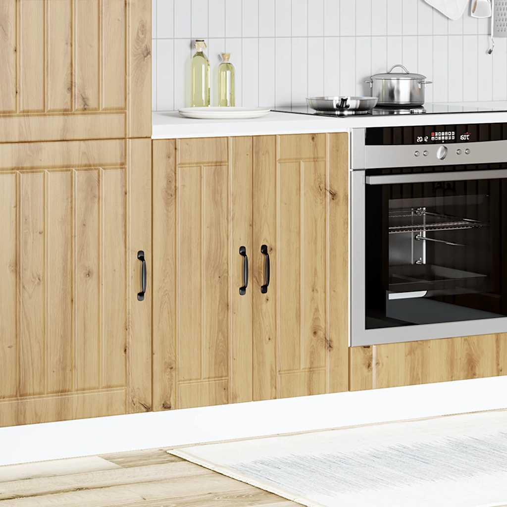 Ντουλάπι βάσης νεροχύτη "Lucca" Artisan Oak Engineered Wood
