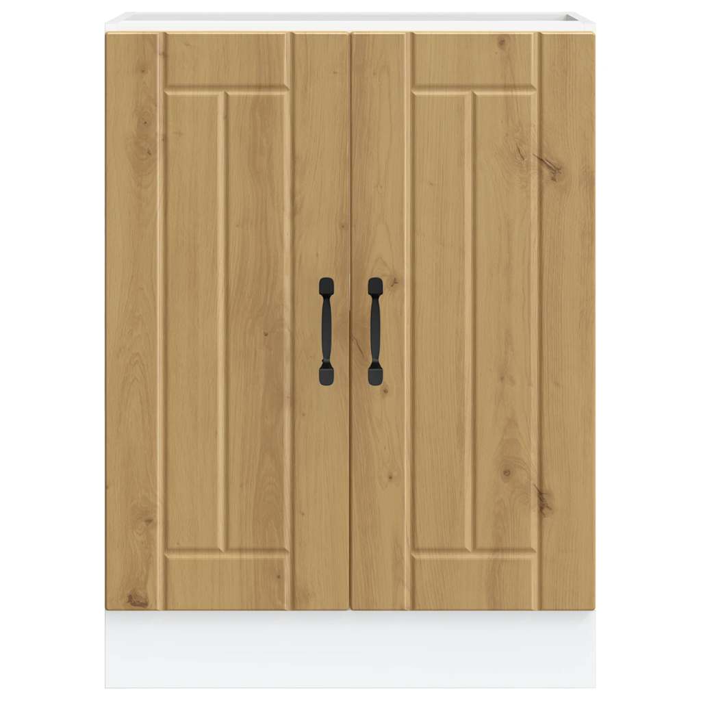 Ντουλάπι βάσης νεροχύτη "Lucca" Artisan Oak Engineered Wood