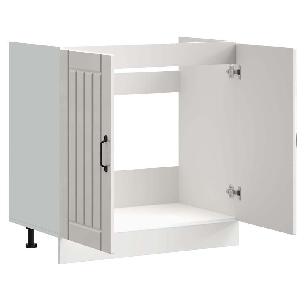 Ντουλάπι βάσης νεροχύτη "Lucca" High Gloss White - Pakobazaar