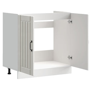 Ντουλάπι βάσης νεροχύτη "Lucca" High Gloss White - Pakobazaar